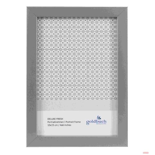 Bild von Bilderrahmen Bildformat 10x15cm, Kunststoff, Fresh silver - VE 3