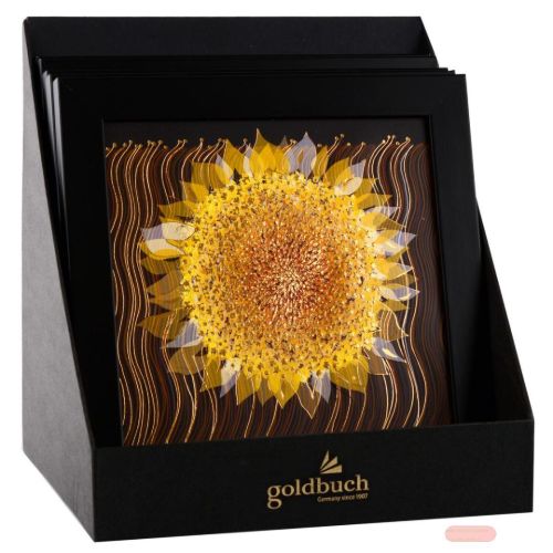 Bild von Deco-Kunstbilder Kunststoff 23x23cm, 5 x ass., Flowers of Grace, Display - VE 10