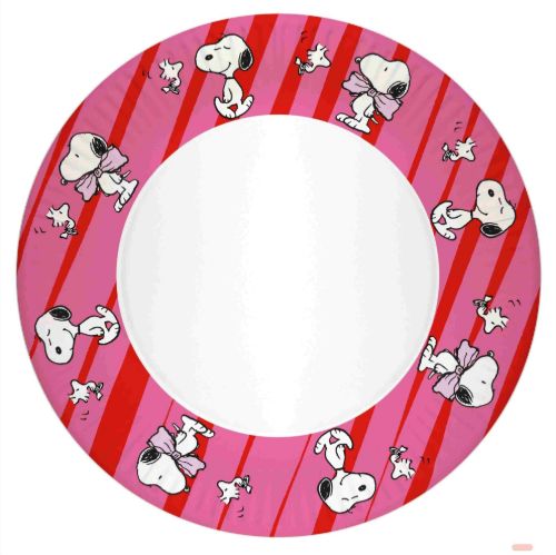 Bild von Pappteller 23cm, Karton, 10er Set, Neon Snoopy pink Teller - VE 12