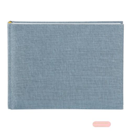 Bild von Aktions-Fotoalben 36 S.weiss, 22x16cm, Leinen, Summertime blaugrau - VE 2