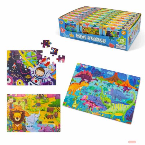 Bild von 35PC MINI PUZZLE, ca.15x21cm, Motive gemischt, im Display - VE 24