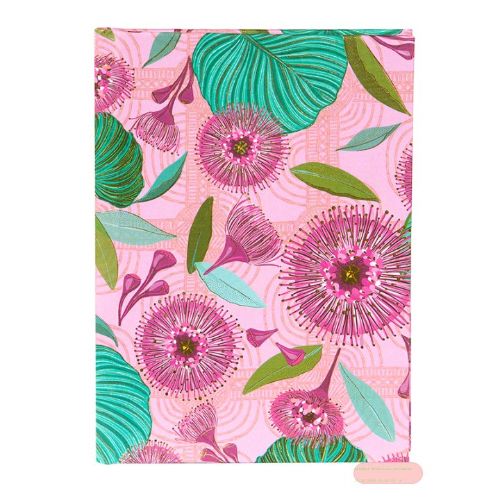 Bild von Adressbuch 11,5x16,5cm, 117 S., Registerschnitt, Tropical Leaves - VE 2