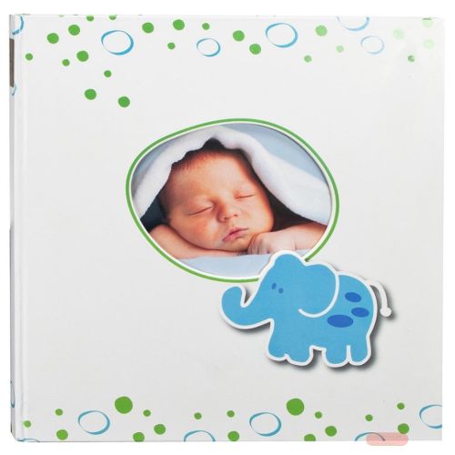 Bild von Babyalbum Elefant 60 S.weiss, 4 S.illustriert in ITALIENISCH, 30x31cm