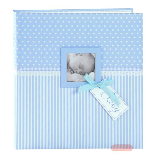 Bild von Babyalbum Sweatheart, 60 S.w., 4 S.illustriert in ITALIENISCH, 30x31cm, blau