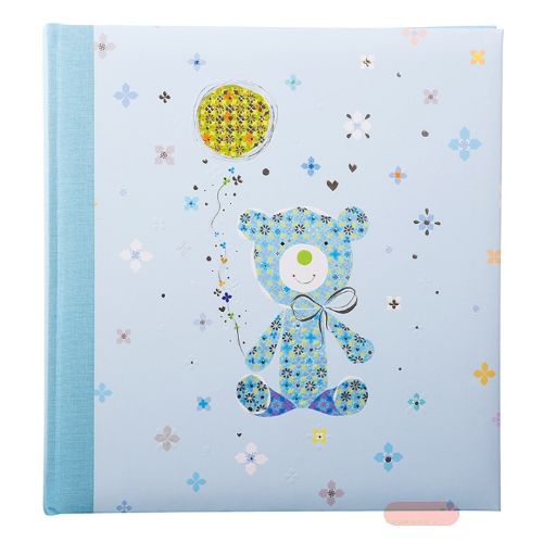 Bild von Babyalbum Teddy & Co. 60 S.weiss, 4 S.illustriert,Text italienisch/testo italiano, 30x31cm