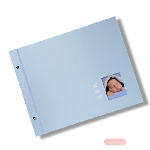 Bild von Baby-Schraubalbum "Exclusiv Belice" 39x31cm, 2 S.illustriert, blau