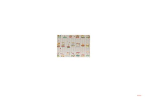 Bild von Babyschraubalbum Baby Train Allover Turnowsky Papier, 23x17cm, 40 S.weiss, rosa