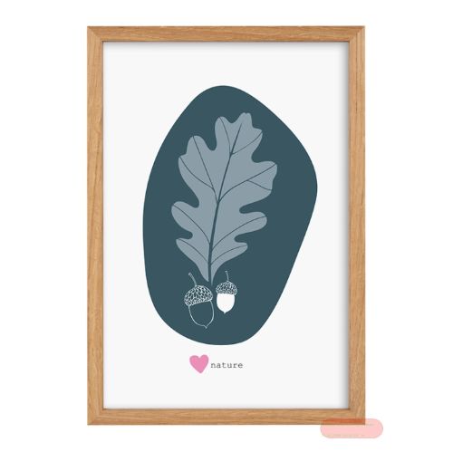 Bild von Bilderrahmen für Foto Bildformat 20x30cm, Eichenholz, Solid Oak - VE 2