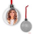 Bild von Bilderrahmen Hängedekoration Baumkugel silver, für Foto 10x10, Box, SF120S1 - VE 3