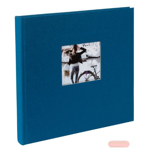 Bild von Aktions-Fotoalben 30x31cm, 60 S.schwarz, p.p., Leinen, Bella Vista petrol