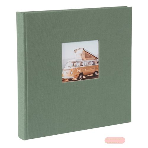 Bild von Aktions-Fotoalben 30x31cm, 60 S.weiss, p.p., Leinen, Bella Vista artichoke - VE 2