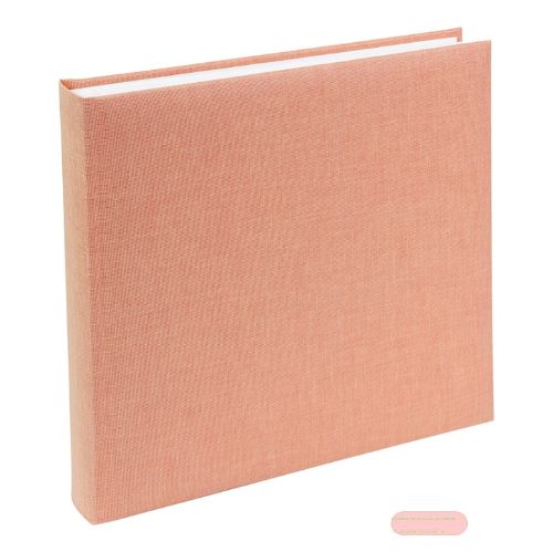 Bild von Aktions-Fotoalben 60 S.weiss, 25x25cm, Leinen, Summertime apricot - VE 2