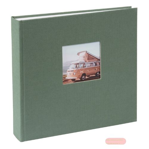 Bild von Aktions-Fotoalben 60 S.weiss, 25x25cm, p.-partout, Leinen, Bella Vista artichoke - VE 2