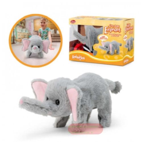 Bild von ANIMIGOS CUTE BABY ELEPHANT mit Sound und Bewegung, ca.18cm, in Box - VE 3