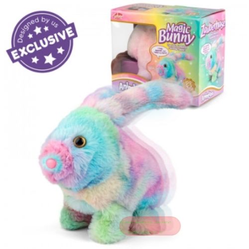 Bild von ANIMIGOS MAGIC RAINBOW BUNNY RABBIT mit Sound und Bewegung, ca.18cm, in Box - VE 6