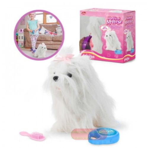 Bild von ANIMIGOS MAGNIFICENT MALTESE, Hund weiss, batt.betrieb., Sound u.a., Box - VE 3