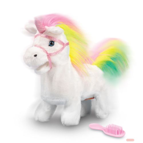 Bild von ANIMIGOS RAINBOW UNICORN, Einhorn batt.betrieb., Sound u.a., Box - VE 3