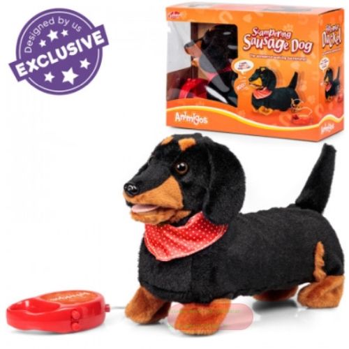 Bild von ANIMIGOS SCAMPERING SAUSAGE DOG, batt.betrieb., Sound u.a., Box - VE 3