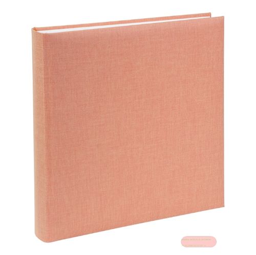 Bild von Aktions-Fotoalben 60 S.weiss, 30x31cm, Summertime Leinen, apricot - VE 2