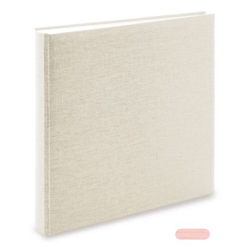 Bild von Aktions-Fotoalben 60 S.weiss, 30x31cm, Summertime Leinen, beige - VE 2