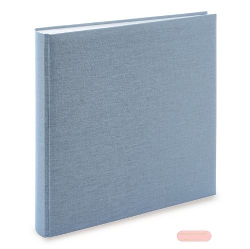 Bild von Aktions-Fotoalben 60 S.weiss, 30x31cm, Summertime Leinen, blau/grau - VE 2