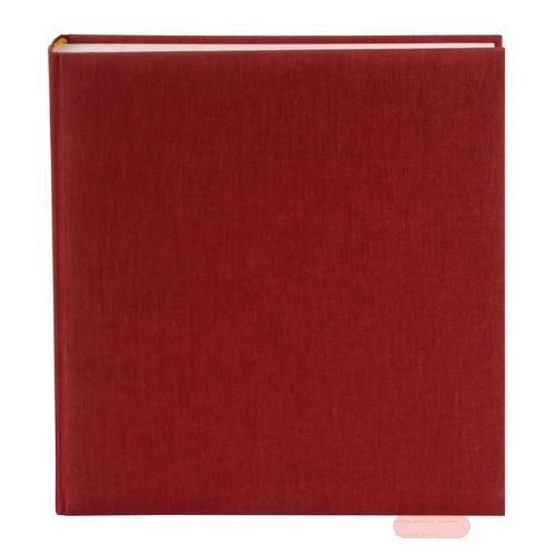 Bild von Aktions-Fotoalben 60 S.weiss, 30x31cm, Summertime Leinen, rot - VE 2