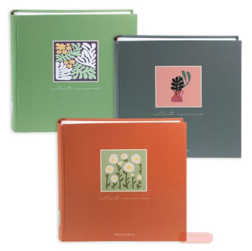 Bild von Aktions-Fotoalben Jumbo gebunden 100 S.weiss, 30x31cm, 3-fach ass., Aura - VE 12