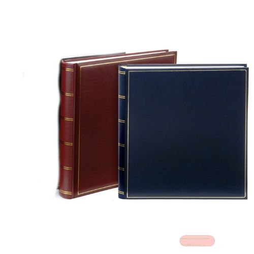 Bild von Aktions-Fotoalbum 100 S.weiss, 34x35cm, Kunstleder, Firenze, blau/rot gemischt - VE 6