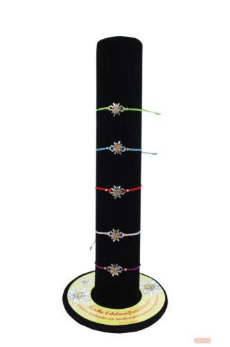 Bild von Armband Edelweiss bemalt, div. Farben mit Display - VE 24