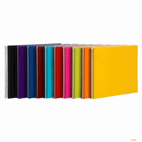 Bild von Aktions-Spiralalben 35x30cm, 40 S.weiss, Leinen, Bella Vista sortiment - VE 16