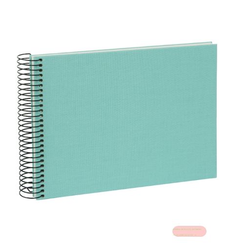 Bild von Aktions-Spiralalben, 24x17cm, 40 S.schwarz, Leinen, B.Vista aqua - VE 2