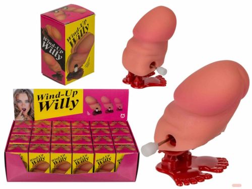 Bild von Aufziehbarer Penis, ca.7x3cm, Box, Display - VE 24