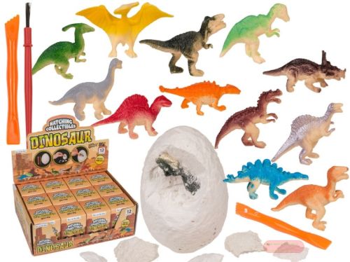 Bild von Ausgrabungsset Figuren Dinosauriere, ca.7x5cm, Einzelverpackung, Display - VE 12