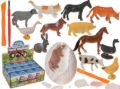 Bild von Ausgrabungsset Figuren Farmtiere, ca.7x5cm, Einzelverpackung, Display - VE 12