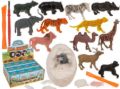 Bild von Ausgrabungsset Figuren Wildtiere, ca.7x5cm, Einzelverpackung, Display - VE 12