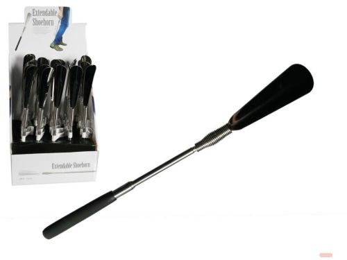 Bild von Ausziehbarer Metall-Schuhlöffel, ca.68cm, im Display - VE 25