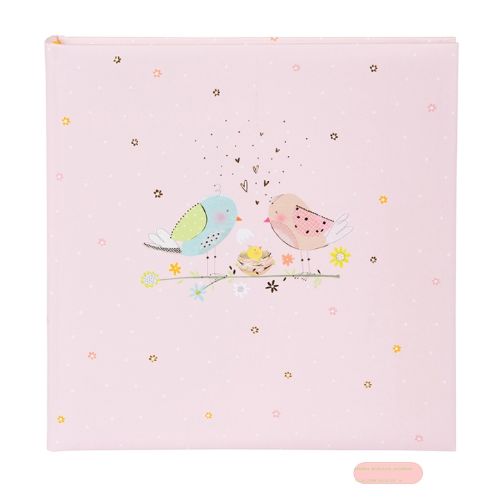 Bild von Babyalbum 4 S.illustriert, 60 S.weiss, 30x31cm, Loving Birds Girl