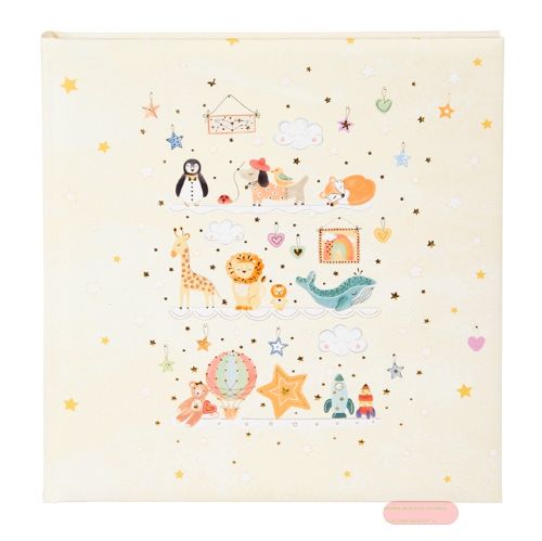 Bild von Babyalbum 4 S.illustriert, 60 S.weiss, 30x31cm, Toy Zoo