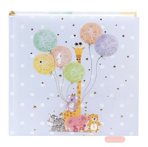 Bild von Babyalbum 4 S.illustriert, inkl. 6 farbigen illu.Blättern, 60 S.weiss, 30x31cm, Ball.Party