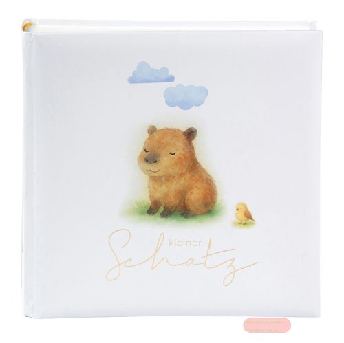 Bild von Babyalbum 60 S.weiss, 25x25cm, kleiner Schatz