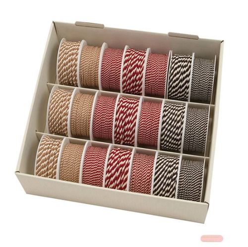 Bild von Band Kordel Lido, 7-fach ass., 1mm x 6m & 3mm x 3,5m - VE 21 (SR)