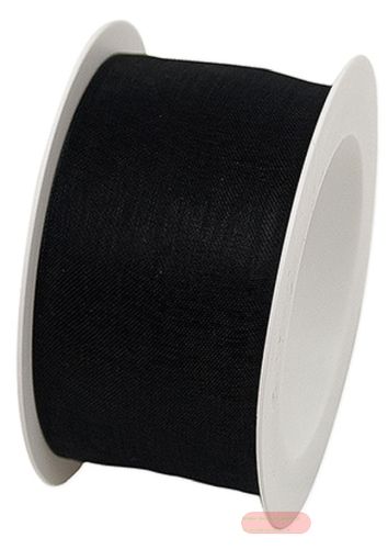 Bild von Band Organza 40mm x 3m, schwarz - VE 6
