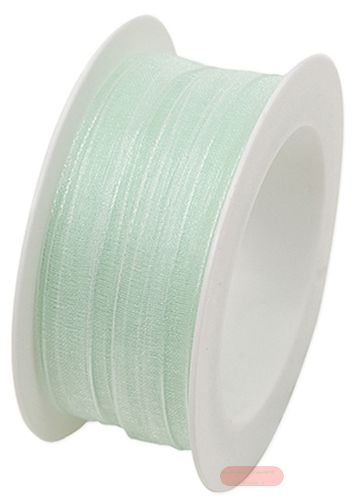 Bild von Band Organza 7mm x 8m, mint - VE 6