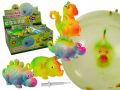 Bild von Aufblasbarer Ballon-Ball Dinosaurier bis ca.30cm, 4 x ass. im Display - VE 12