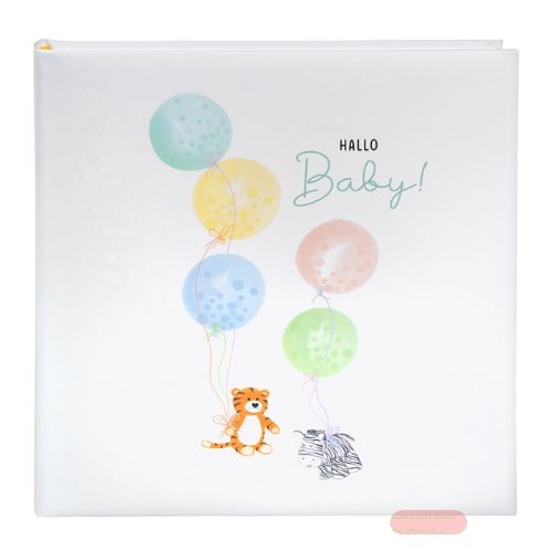 Bild von Babyalbum 4 S.illu., inkl. 6 farb. illu.Blättern, 60 S.weiss, 30x31cm, Hoch hinaus!