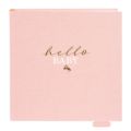 Bild von Babyalbum 60 S.weiss, 30x31cm, Leinen, hello baby hellblau