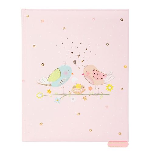 Bild von Babytagebuch 44 S.illustriert, 21x28cm, Loving Birds Girl
