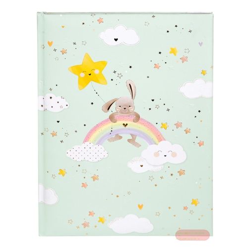 Bild von Babytagebuch 44 S.illustriert, 21x28cm, My Rainbow