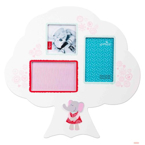 Bild von Bilderrahmen Baum aus Holz, ca.41x42cm, für 3 Fotos 10x15+10x10cm, Ele Bele - VE 2