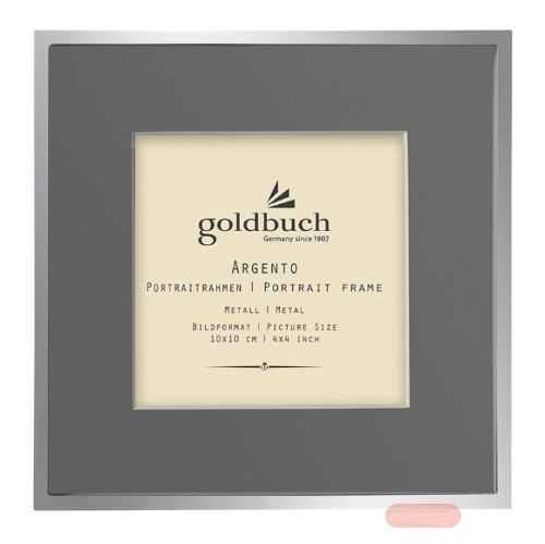 Bild von Bilderrahmen Bildformat 10x10cm, metall, Argento - VE 2